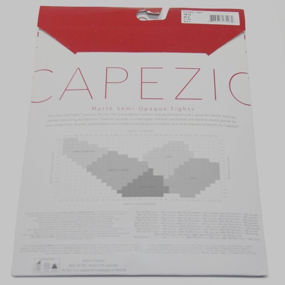 Lot of 2 Capezio Footed Tight Blacks L/XL #1915 - Picture 3 of 6